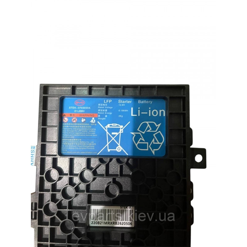Акумулятор BYD STEK-3703030A 12V 60Ah оригінальний (D1JBB0)