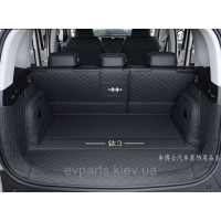 Коврик / настил в багажник для BYD Leopard 3 (полное покрытие 360°, черный)