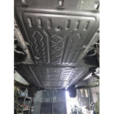 Захист днища BYD Leopard 3 повний (5 частин, марганцевий сплав)