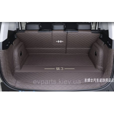 Килимок / настил у багажник для BYD Leopard 3 (повне покриття 360°, коричневий)