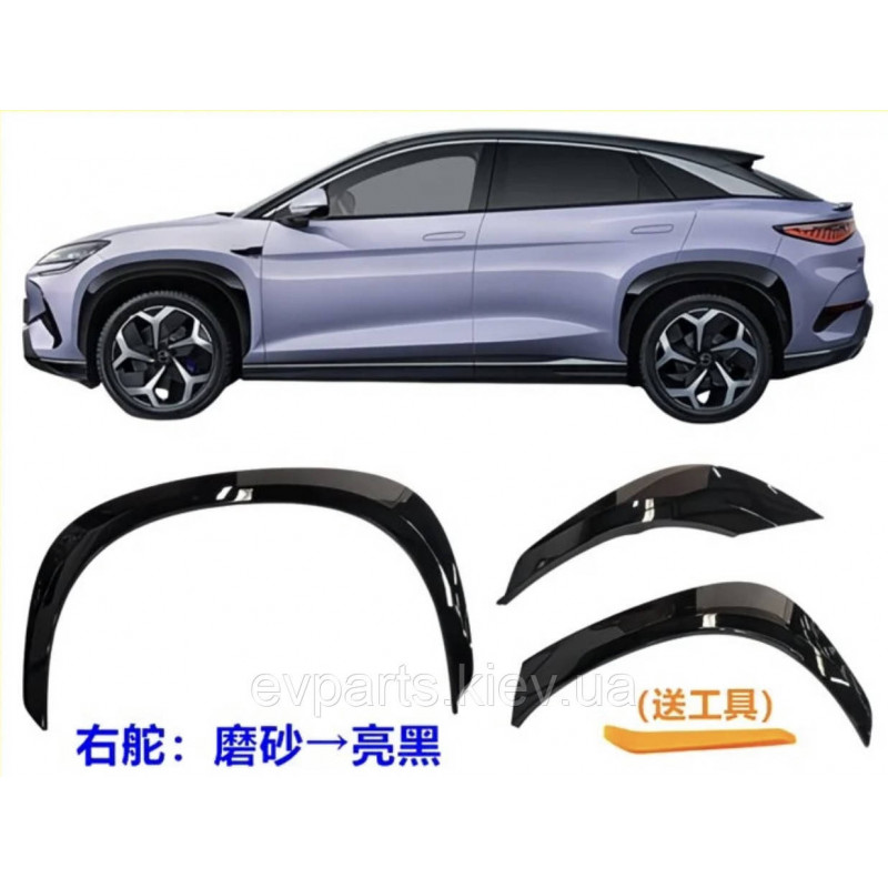 Арка колісна задня на крило ліва глянцева для BYD Sealion 07 (13974616-00)