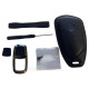 Чохол на ключ для автомобіля Volkswagen ID4 / ID3 / ID6 / ID Unyx (чорний, еко-шкіра)