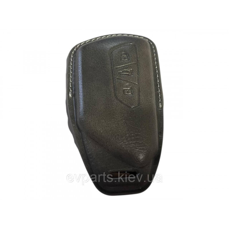 Чохол на ключ для автомобіля Volkswagen ID4 / ID3 / ID6 / ID Unyx (сіро-коричневий, еко-шкіра)